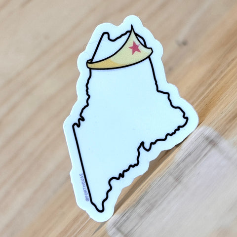Wonder WoMaine Sticker by @Forthouse