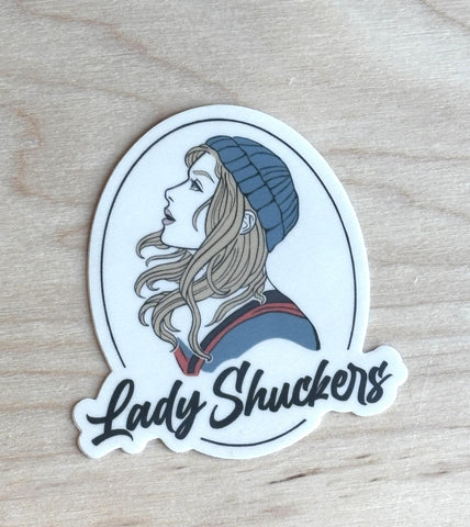 Lady Shuckers Sticker by Lady Shuckers