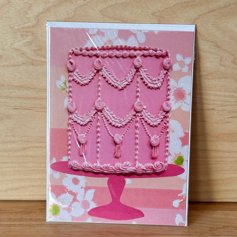 Cake Card Pink @juliekgray