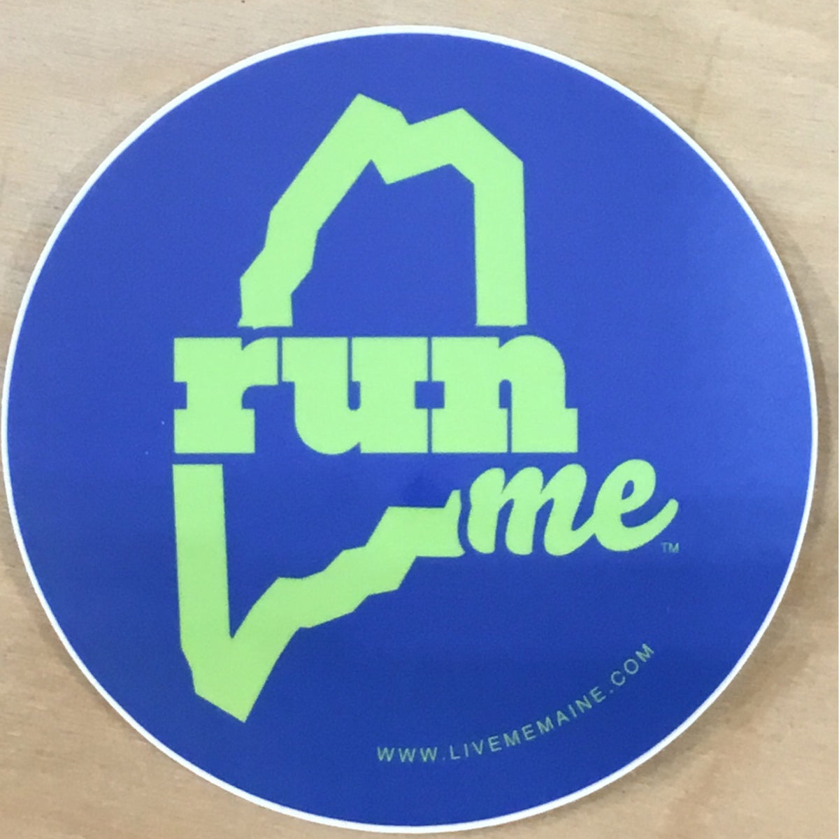 Run ME Sticker by @livemaine