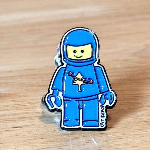 Space Man Enamel Pin - @mikepop
