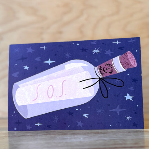 SOS Postcard @megankudlack