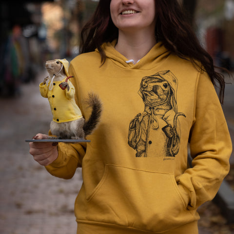 Patrice Drawing Hoodie @esedler_art