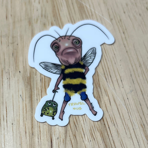 Travel Bug Sticker by @lonimac.art