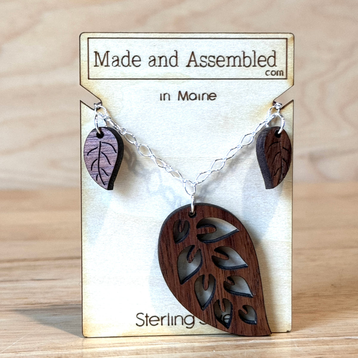 Wooden Necklaces by Made and Assembled