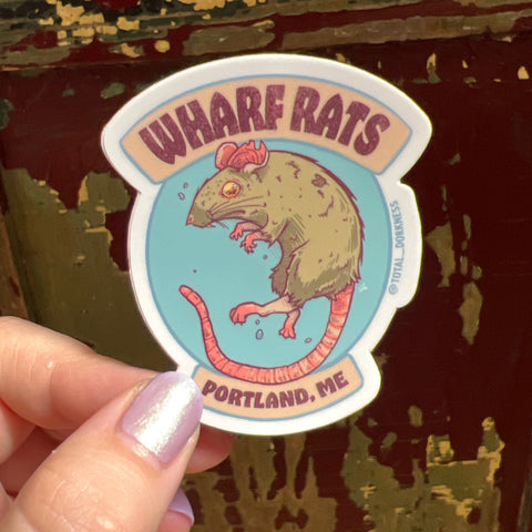 Wharf Rat Sticker by @total_dorkness