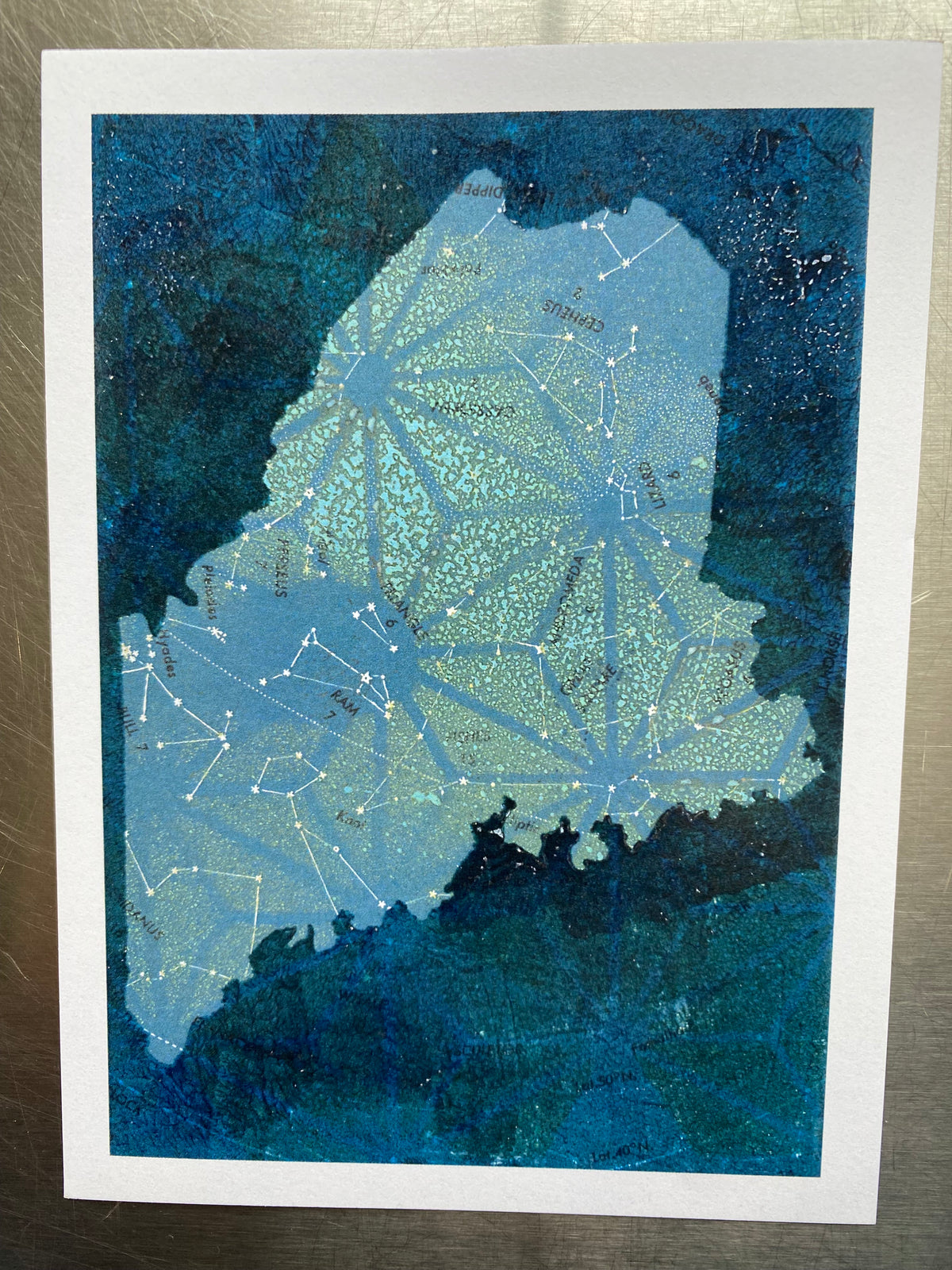 Mixed Media MAINE Postcards by Larena Carten
