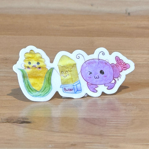 Corn Butter Lobster Sticker by Danny