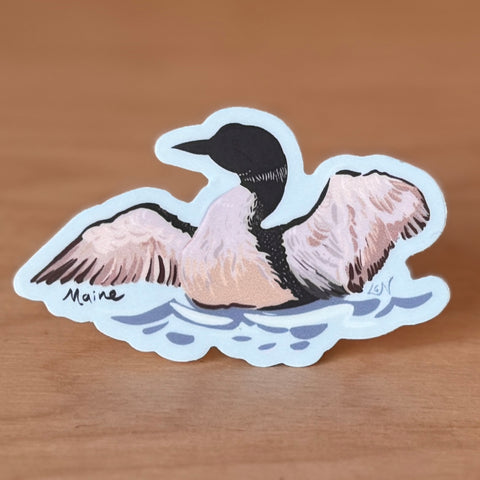 Loon Sticker by Lena Needelman