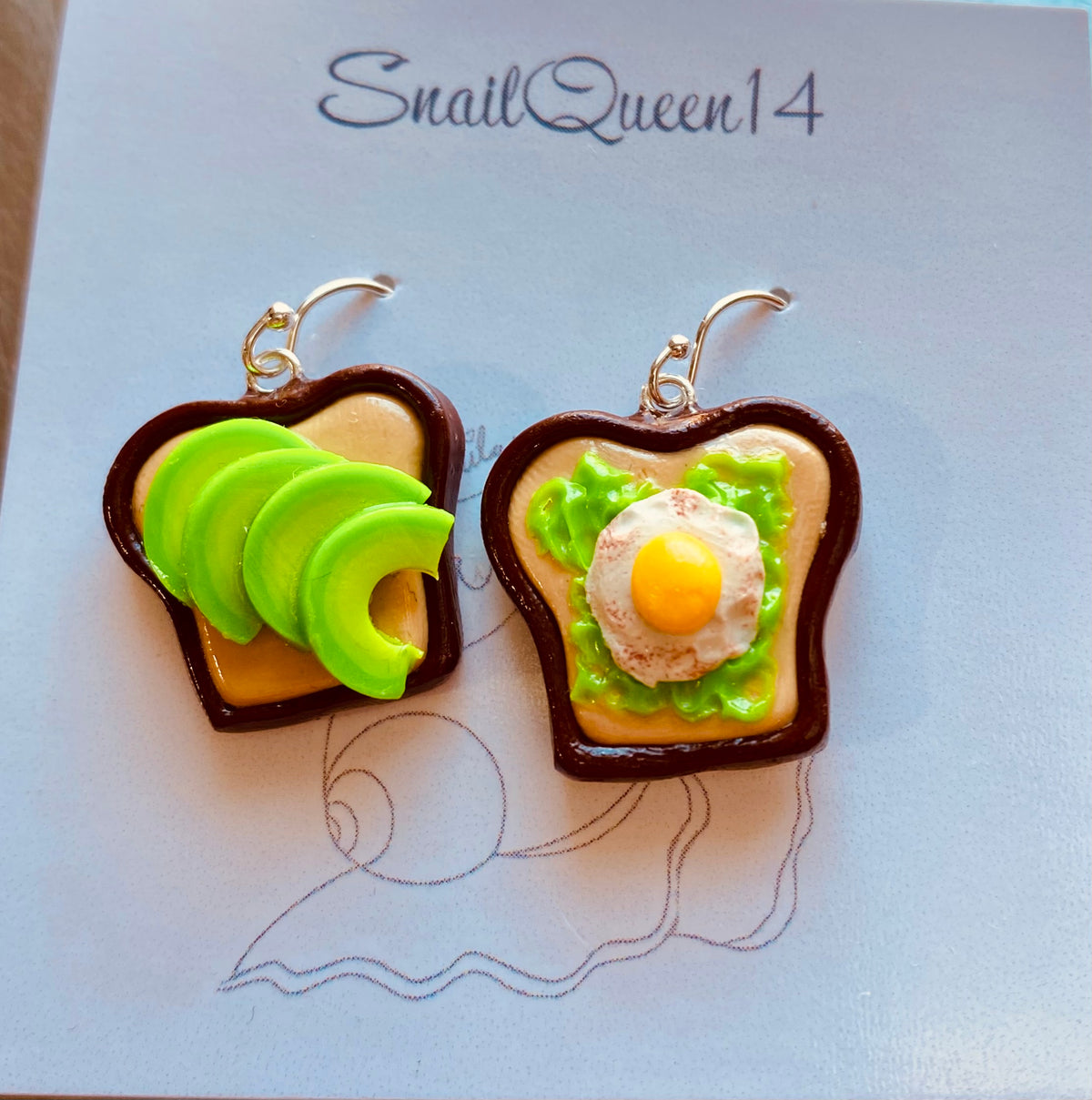 Earrings by Robin Carlson @snailqueen14