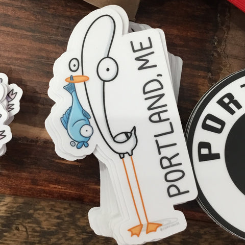 Seagull Sticker by @Forthouse