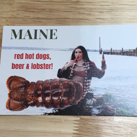 Lobster Mermaid Postcard - Morrow