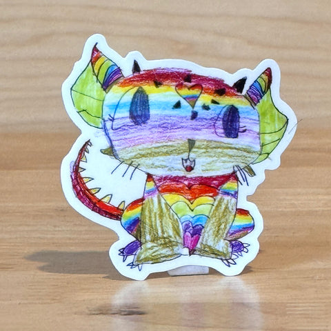 Rainbow Dragon Sticker by Danny